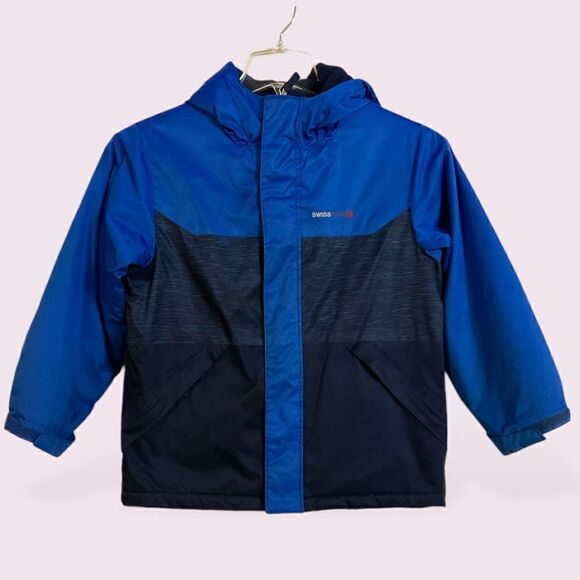 Swiss Tech Boys Youth Hooded Winter Jacket - Picture 1 of 4